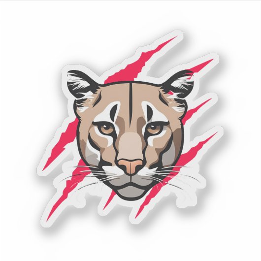 My Cougar sticker (Voorkant)