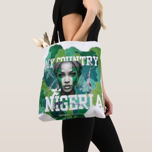 My Country, Nigeria – liac.o Collection Tote Bag (Dichtbij)