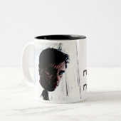 my Cousin my Hero Tweekleurige Koffiemok (Voorkant links)