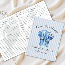 My Culinary Journal Blue Chef Pet Recepten Notitie Notitieboek
