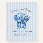 My Culinary Journal Blue Chef Pet Recepten Notitie Notitieboek (Voorkant)