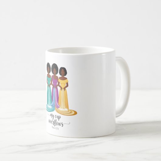 My Cup Overflows Scripture Mug Koffiemok (Voorkant rechts)