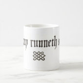 "My cup runneth over" mok (11 en 15 oz) (Center)