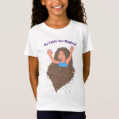 My Curls Are Magical Kids T-Shirt (Voorkant)