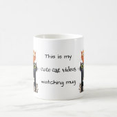 My Cute Cat Videos Watching Koffiemok (Center)