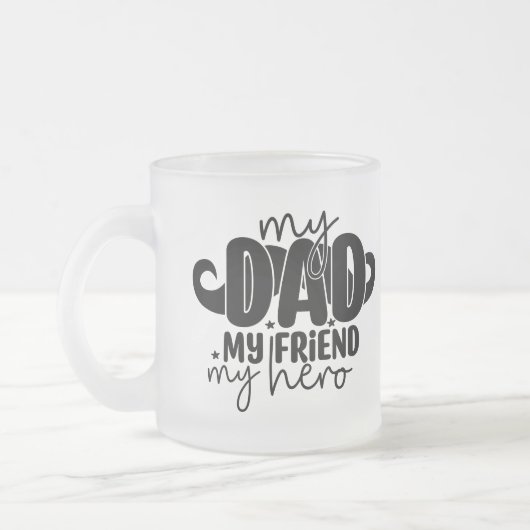 My dad matglas koffiemok (Links)