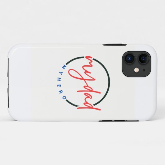 My Dad My Hero Case-Mate iPhone Case (Achterkant (horizontaal))