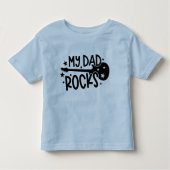 My Dad Rocks Kinder Shirts (Voorkant)