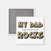 My Dad Rocks Magneet (Voorkant / Achterkant)