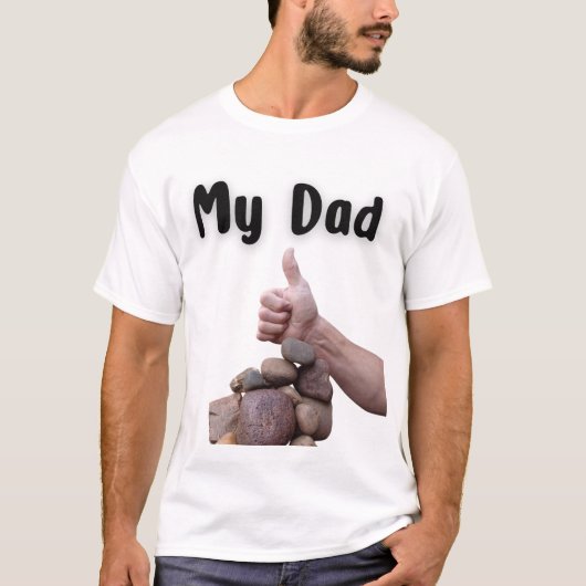 My Dad Rocks T-shirt (Voorkant)
