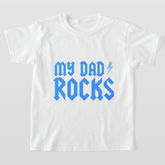 My Dad Rocks T-shirt (Laagn)