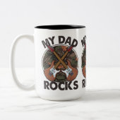 My Dad Rocks Tweekleurige Koffiemok (Links)