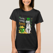 My Dalmatian Is My Lucky Charm Cute Dog Patricks D T-shirt (Voorkant)