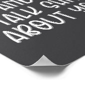 My Daughter And I Talk About You Funny Matching Da Poster (Hoek)