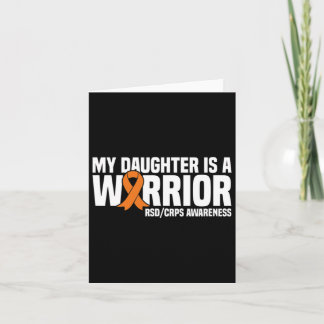 My Daughter Is A Warrior Orange Ribbon Rsdcrps Awa Kaart
