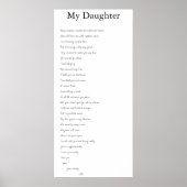 My Daughter Poster (Voorkant)