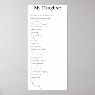 My Daughter Poster