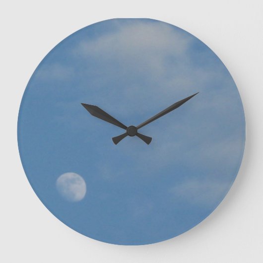 My Daytime Moon - Decoratieve Grote  Grote Klok (Voorkant)