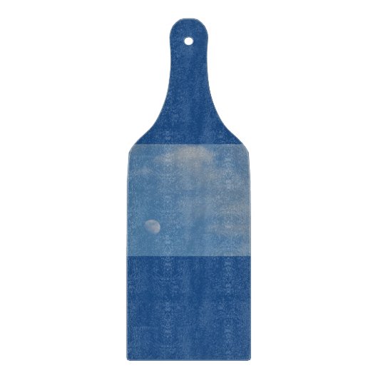 My Daytime Moon - Glazen Snijplank Paddle (Voorkant)