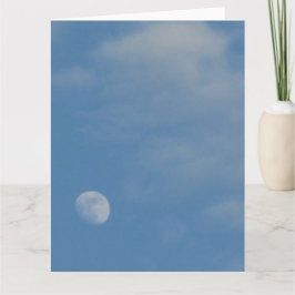 My Daytime Moon - Groot Wenskaart Kaart
