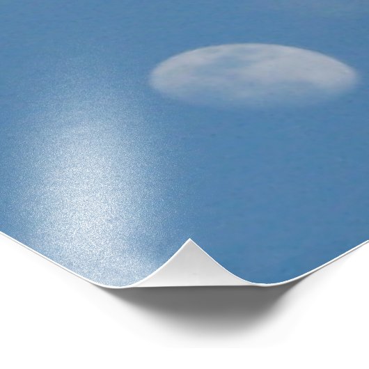 My Daytime Moon - Kodak Fotoprint Satijn Foto Afdruk (Hoek)