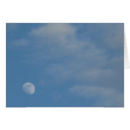 My Daytime Moon - Landschap Wenskaart