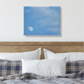 My Daytime Moon - Premium Gloss Wrapped Canvas (Insitu (Slaapkamer))