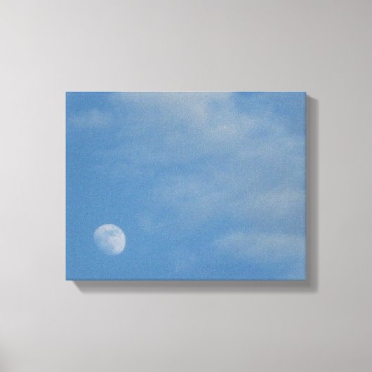 My Daytime Moon - Premium Gloss Wrapped Canvas (Voorkant)