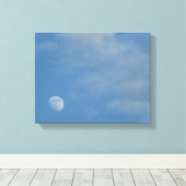 My Daytime Moon - Premium Gloss Wrapped Canvas Afdruk (Insitu (Houten vloer))