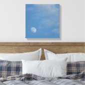 My Daytime Moon - Premium Wrapped Canvas Gloss Afdruk (Insitu (Slaapkamer))