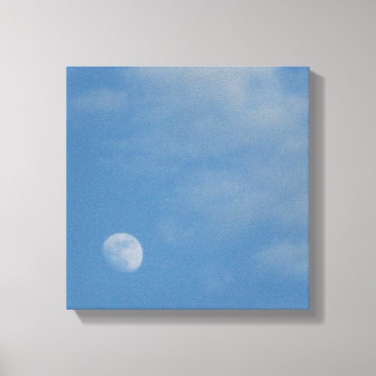 My Daytime Moon - Premium Wrapped Canvas Gloss Afdruk (Voorkant)