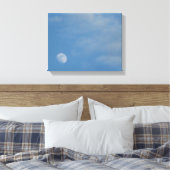 My Daytime Moon - Premium Wrapped Gloss Canvas (Insitu (Slaapkamer))
