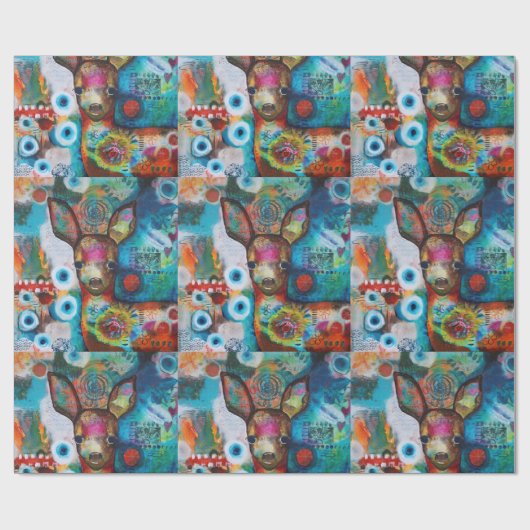 "My Deer"-omslagpapier (glanzend) Cadeaupapier (Vlak)