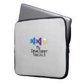My Developer Toolkit Laptop Hoesje Sleeve (Voorkant Links)