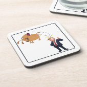  My Dog And The Pres  Bier Onderzetter (Linkerzijde)