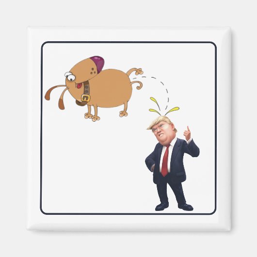  My Dog And The Pres  Magneet (Voorkant)