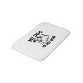 My Dog Is My Boo Shirt – Funny Dog Lover Gift 2025 Badmat (Gekanteld)