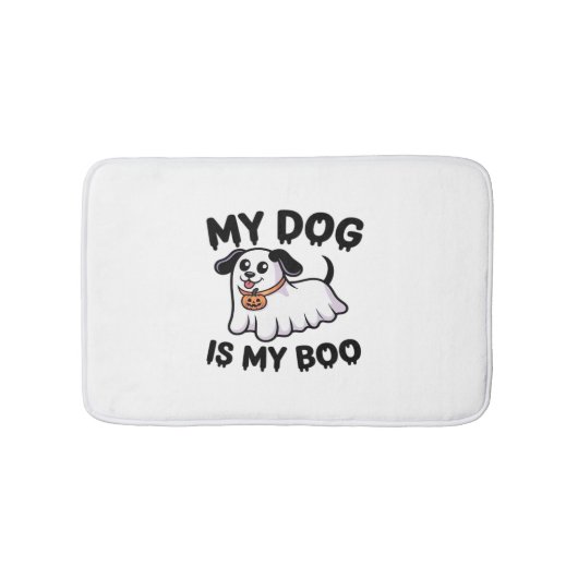 My Dog Is My Boo Shirt – Funny Dog Lover Gift 2025 Badmat (Voorkant)