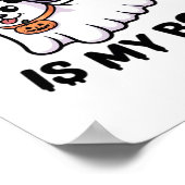 My Dog Is My Boo Shirt – Funny Dog Lover Gift 2025 Poster (Hoek)