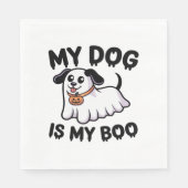 My Dog Is My Boo Shirt – Funny Dog Lover Gift 2025 Servet (Voorkant)