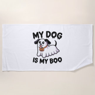 My Dog Is My Boo Shirt – Funny Dog Lover Gift 2025 Strandlaken