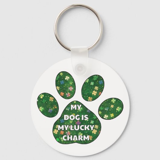 My Dog is my lucy charm Sleutelhanger (Voorkant)