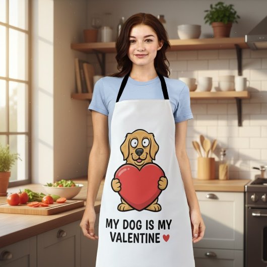 My Dog Is My Valentine | Cute Unisex Dog Lover Shi Schort