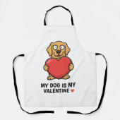 My Dog Is My Valentine | Cute Unisex Dog Lover Shi Schort (Voorkant)