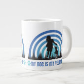 My Dog Is My Valentine Grote Koffiekop (Voorkant rechts)