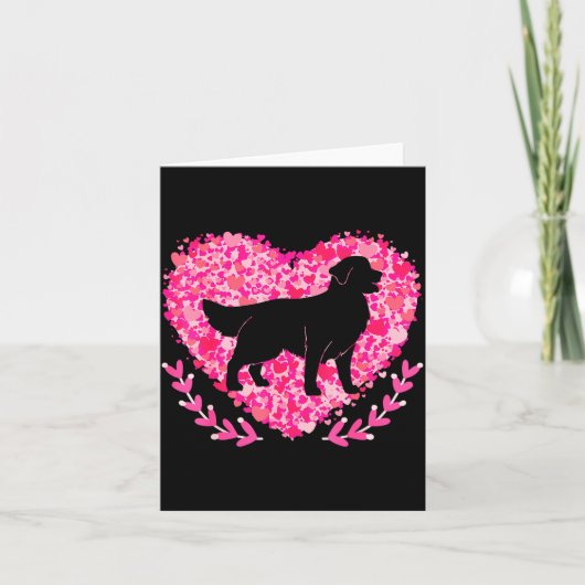 My Dog Is My Valentine Heart Pet Animal Lover Funn Kaart (Voorkant)