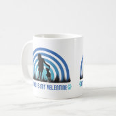 My Dog Is My Valentine Koffiemok (Voorkant links)