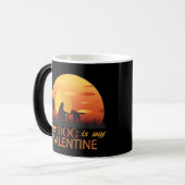 My Dog Is My Valentine Magische Mok (Voorkant links)