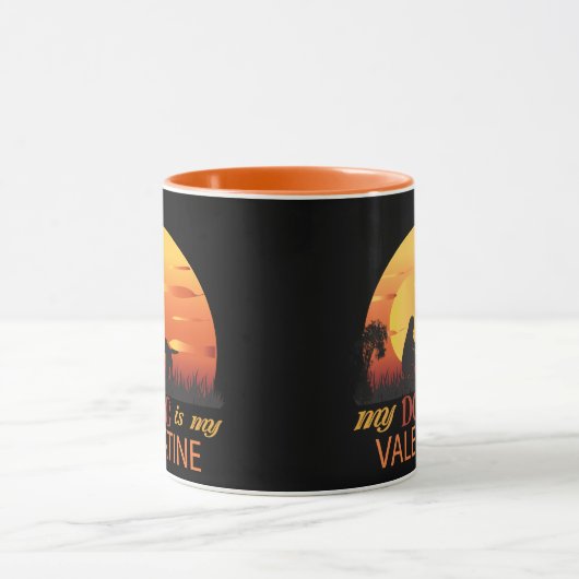 My Dog Is My Valentine Mok (Midden)