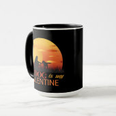My Dog Is My Valentine Mok (Voorkant links)